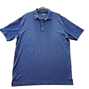 Callaway Opti-Dri All Over Striped Print Golf Polo Performance Active Size L